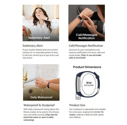 Smartwatch Fitness  Kummel con Tracker de Actividad y Monitoreo de Salud Negro
