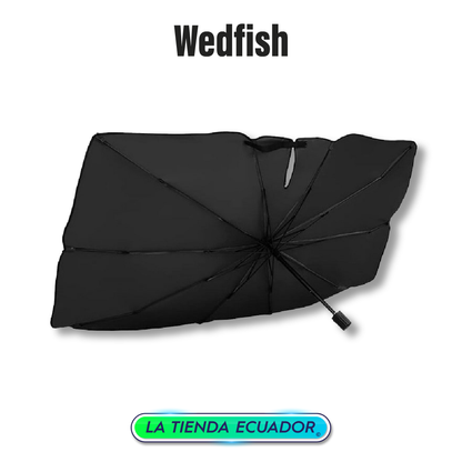 Parasol Paraguas para Parabrisas Auto 140x76 cm UV Wedfish