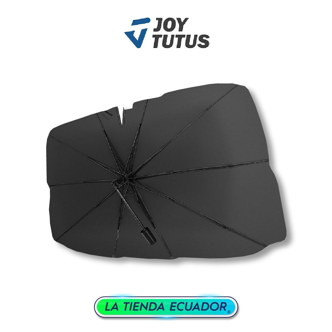 Parasol para Parabrisas JOYTUTUS - Plegable, Giratorio 360°, Protección Solar UV - 145 x 84cm