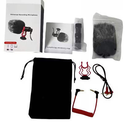 Micrófono Monocular Profesional Unidireccional – 6 Accesorios y Soporte Antivibración
