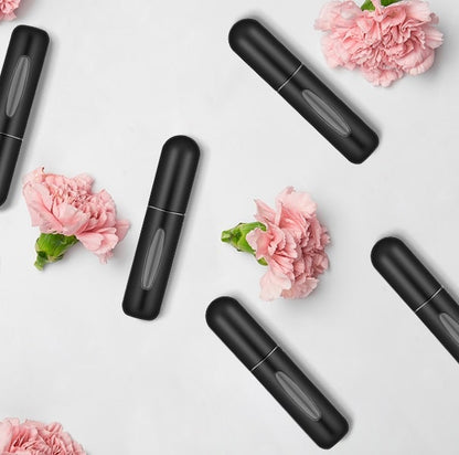 Atomizador de Perfume Mini 5ml Unisex Negro Pack x1