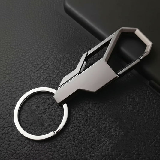 Llavero Elegante de Acero Inoxidable Unisex