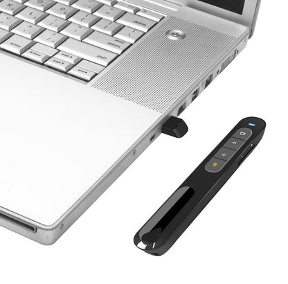 Presentador Inalámbrico RF con Puntero Láser y Control USB 2.4GHz