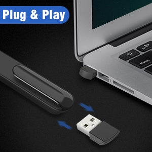 Presentador Inalámbrico RF con Puntero Láser y Control USB 2.4GHz
