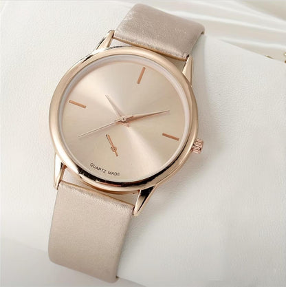 Set de Accesorios para Mujer 5pz Reloj Perfume Pulsera Billetera Rosa
