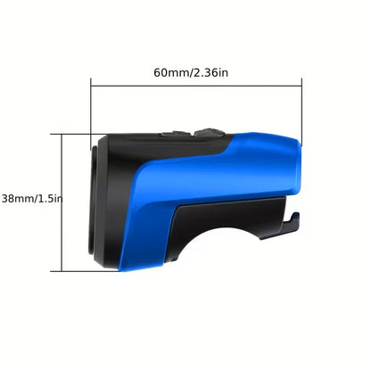 Bocina USB Recargable Bicicleta 125dB Antirrobo Impermeable Negra