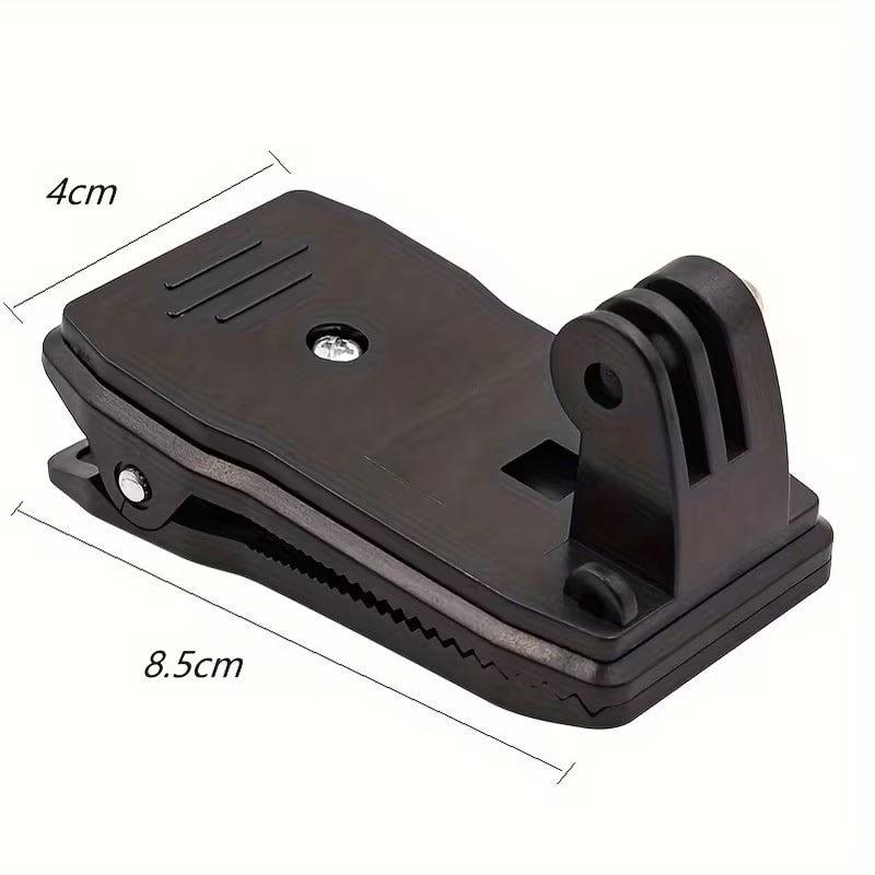 Kit PRO de Soportes para Pecho y Cabeza 9 Piezas para Cámaras de Acción Negro