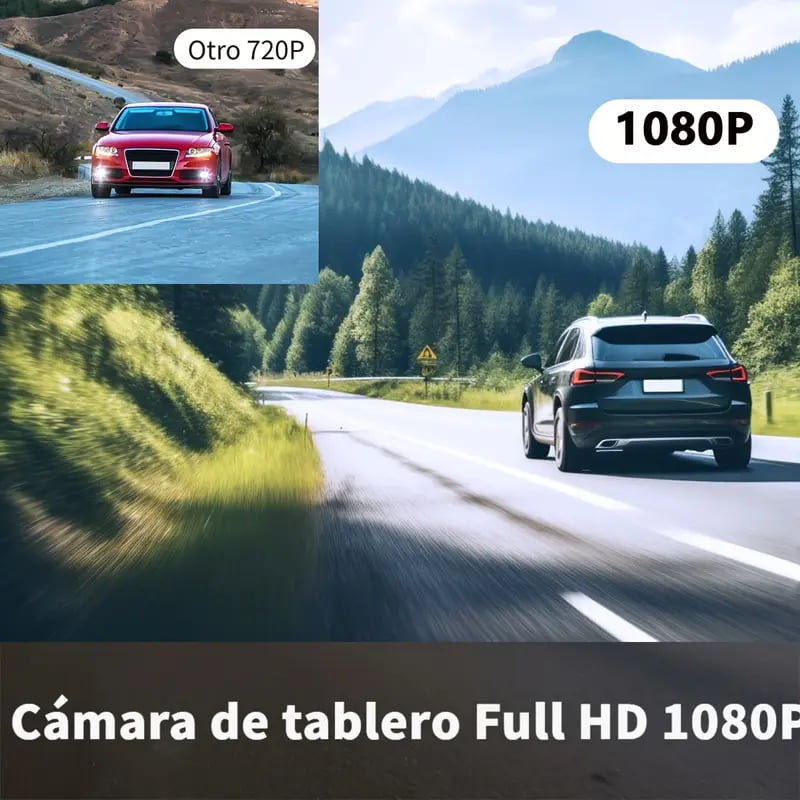 Cámara Doble ZKCAMSPY 1080P – Frontal e Interior, 170° Visión, HD