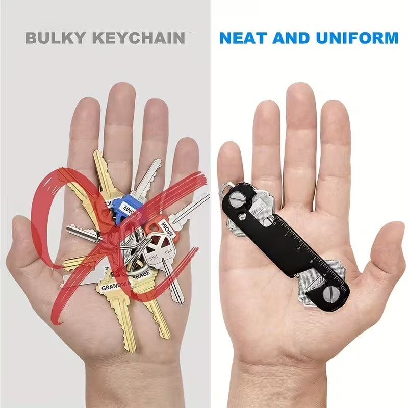 Organizador de Llaves con Abridor de Botellas y Soporte para Celular