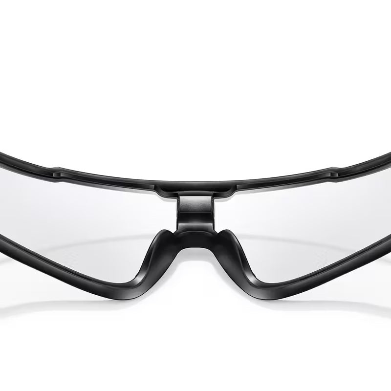 Gafas de Ciclismo Fotocromáticas Unisex – Lentes UV400 Negro/Turquesa