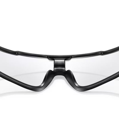 Gafas de Ciclismo Fotocromáticas Unisex – Lentes UV400 Negro/Turquesa