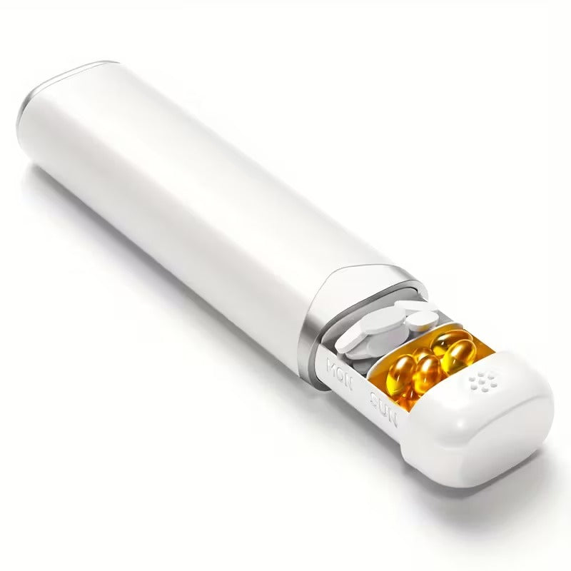 Pastillero Organizador de Pastillas 7 Días Blanco