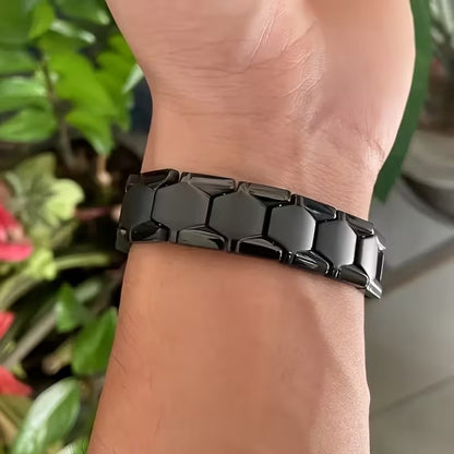 Juego de 2 Pulseras Geométricas Hexagonales 4 en 1 Unisex