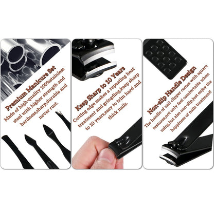 Kit Manicura y Pedicura 26 Piezas – Profesional y Portátil