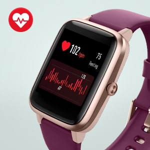 Smartwatch 1.83” con GPS y Bluetooth IP68 Negro