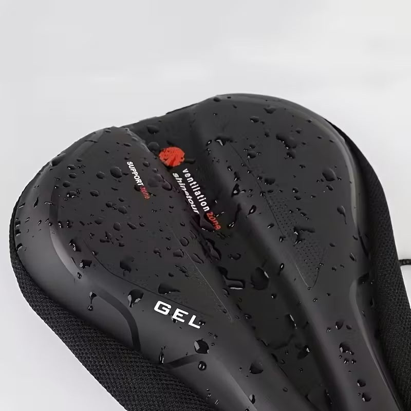 Funda Gel Asiento Bicicleta Silicona Reforzada - Negro