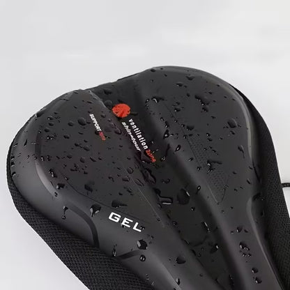 Funda Gel Asiento Bicicleta Silicona Reforzada - Negro