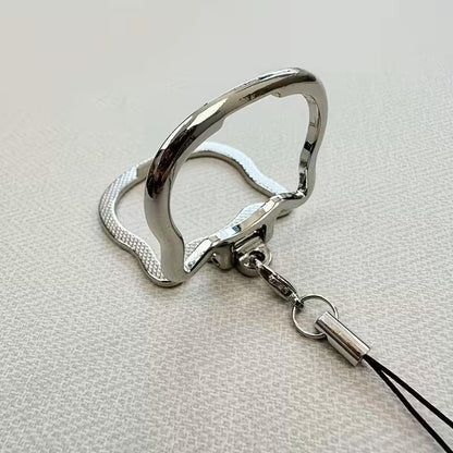 Soporte de Teléfono con Anillo Plegable Hello Kitty Sanrio Metálico para Mujer