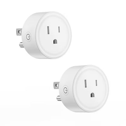 Enchufe Inteligente WiFi 10A Compatible Alexa y Celular Pack x2