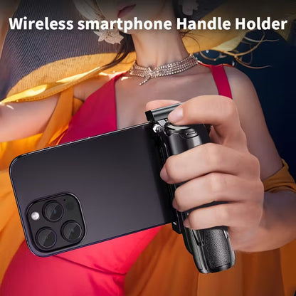 Selfie Stick 3 en 1 de Aluminio con Trípode y Control Bluetooth Negro