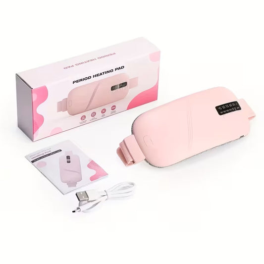 Masajeador Abdominal PRO Recargable USB-C con Pantalla LED Rosa