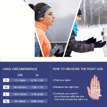 Guantes de Ciclismo Dedos Completos Antideslizantes Táctiles Negro S