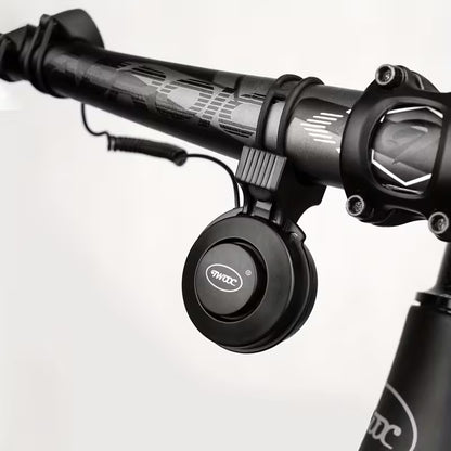 Bocina USB Recargable Bicicleta 120dB 4 Modos Impermeable Negra