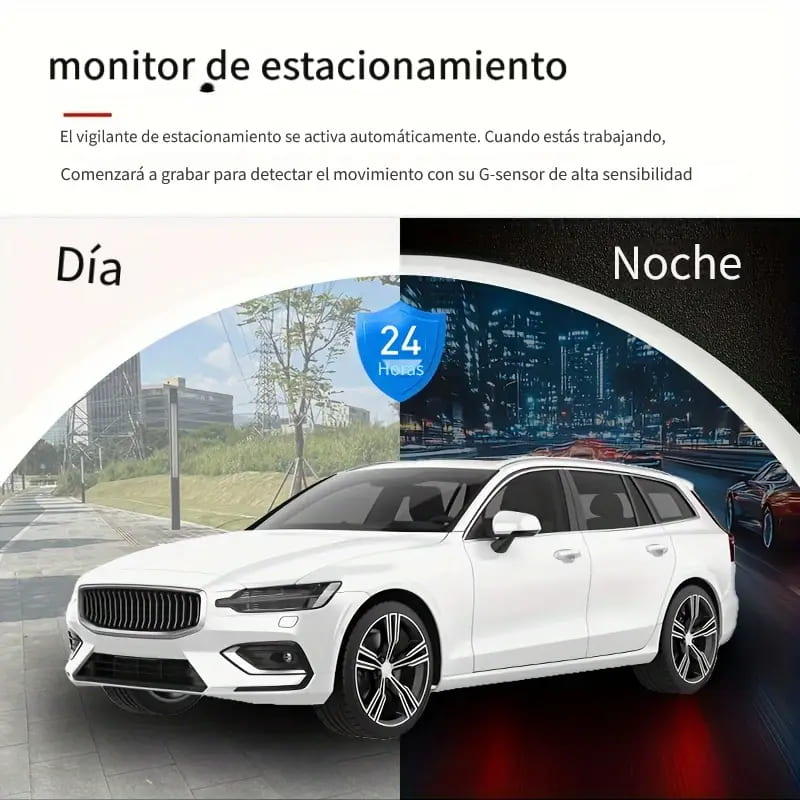 Cámara Doble ZKCAMSPY 1080P – Frontal e Interior, 170° Visión, HD