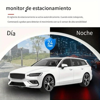 Cámara Doble ZKCAMSPY 1080P – Frontal e Interior, 170° Visión, HD