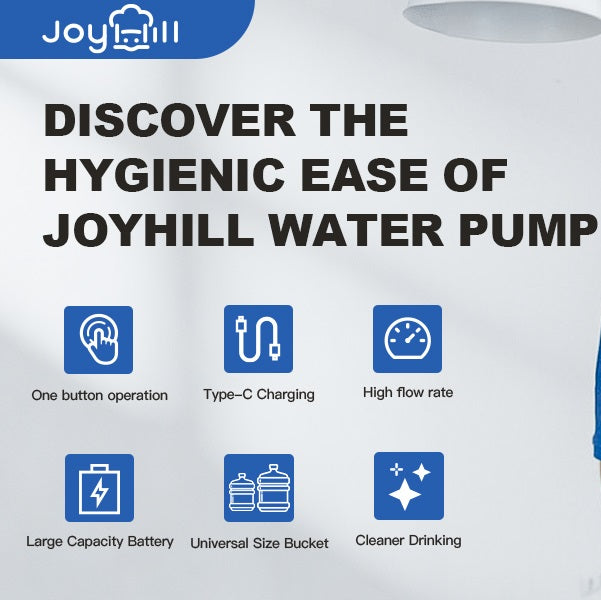 Dispensador de Agua Eléctrico JOYHILL 5 Galones LED USB-C