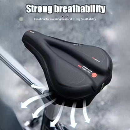 Funda Gel Asiento Bicicleta Silicona Reforzada - Negro