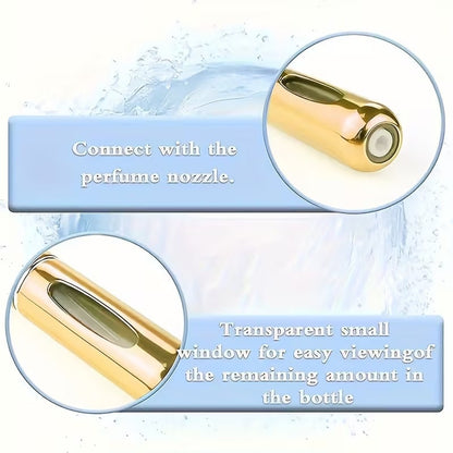 Atomizador de Perfume Mini 5ml Unisex Negro Pack x1