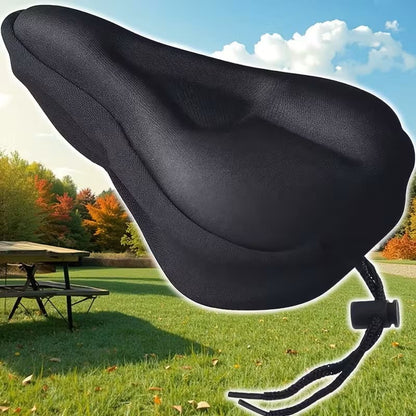 Funda Gel Asiento Bicicleta - Comodidad y Suave - Negro