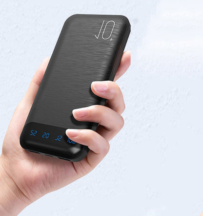 Power Bank 10000mAh USB-C Carga Rápida Protección Verde