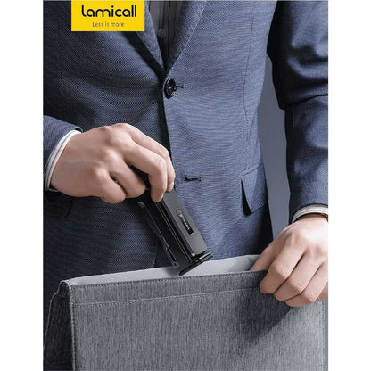 Soporte Plegable para Teléfono de Viaje con Clip Ajustable 360°