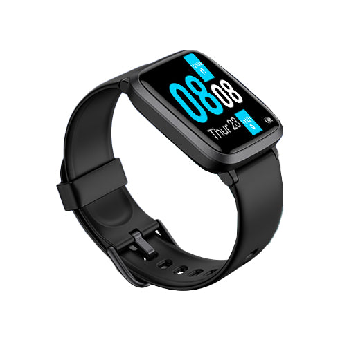 SmartWatch - Pantalla TFT de 1.65" - Pautios - Bluetooth 4.0, Monitoreo Avanzado de Salud y Actividad Física, Impermeable 5ATM - Negro