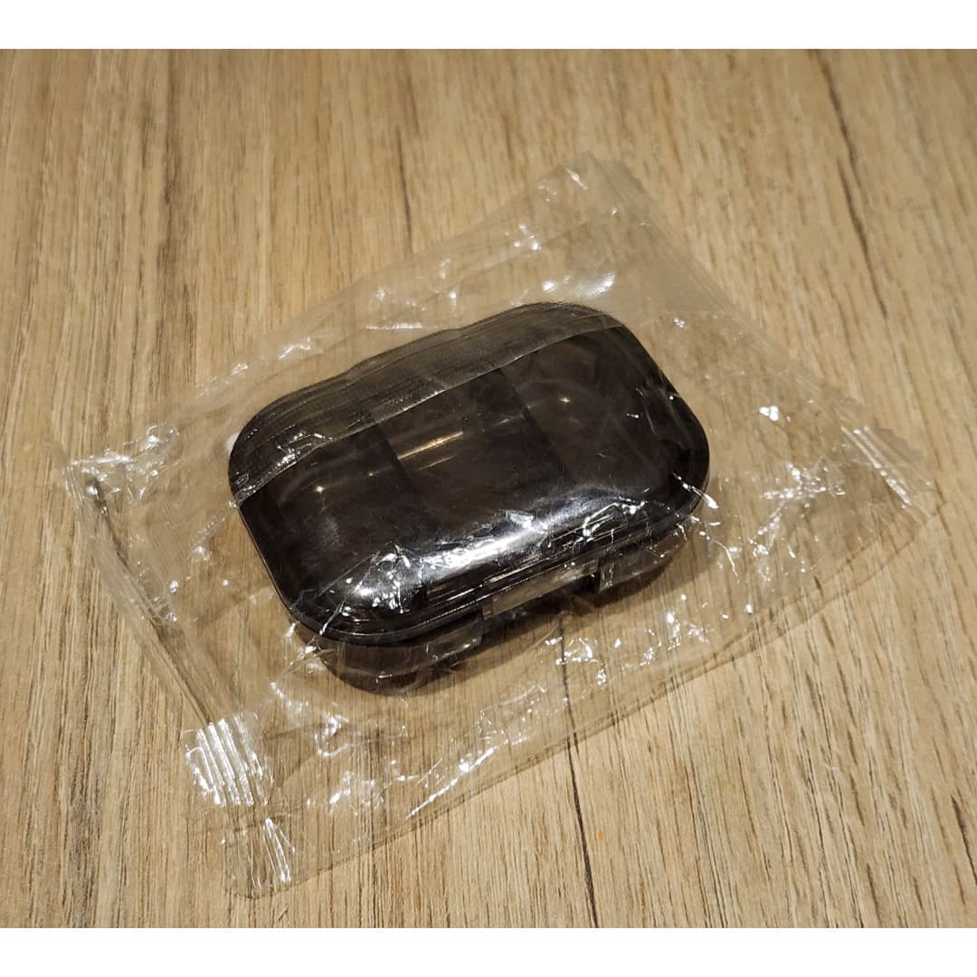 Pastillero Organizador de Pastillas Portátil Mini Negro