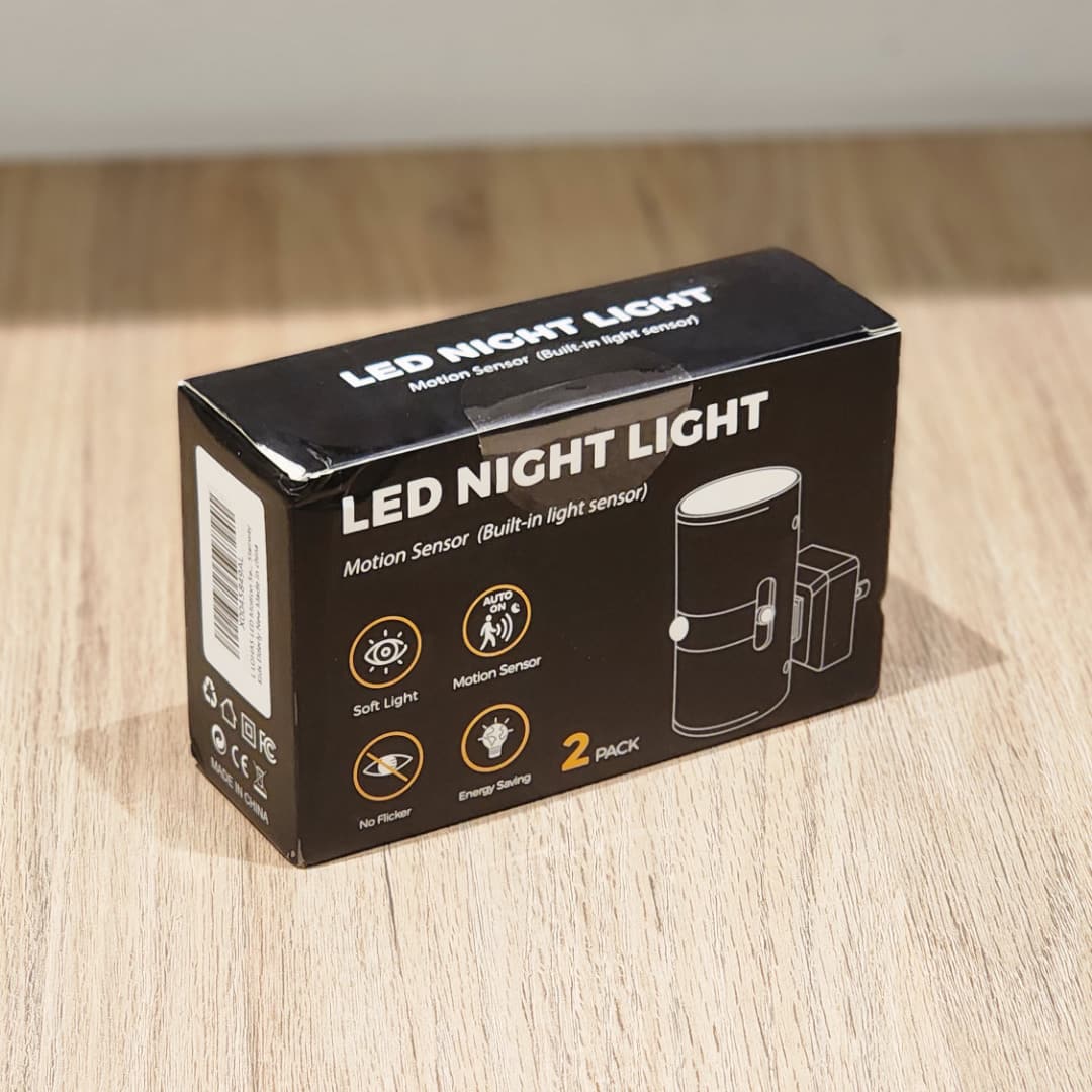 Lámpara LED Smart Nocturna con Sensor de Movimiento Pack x2