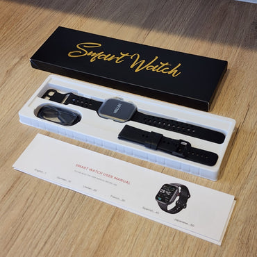 Smartwatch Negro con Llamadas Bluetooth y 100+ Modos Deportivos