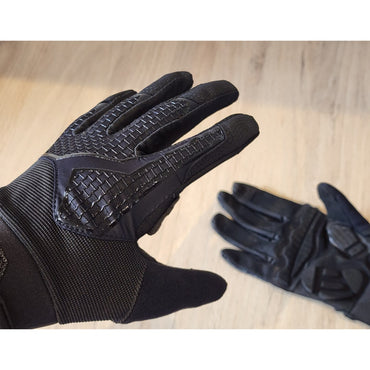 Guantes de Ciclismo Dedos Completos Antideslizantes Táctiles Negro S