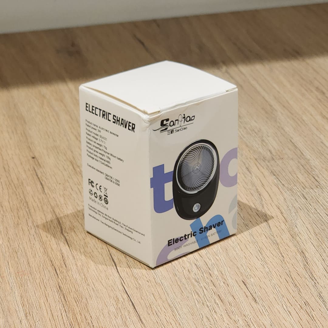 Afeitadora Eléctrica Portátil USB Impermeable IPX7 Mini