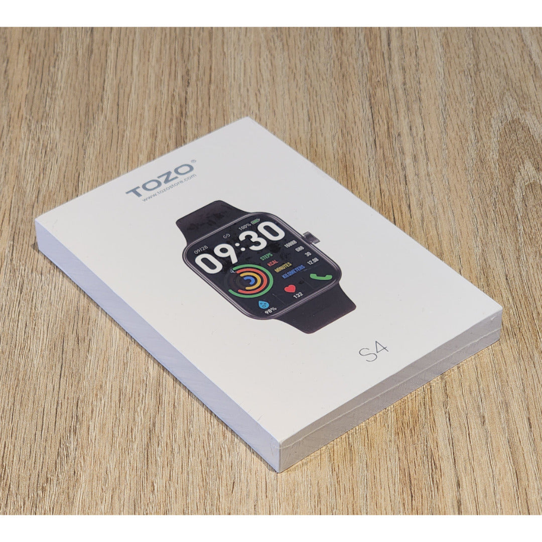 Smartwatch AMOLED 1.78” TOZO S4 con Llamadas y Batería de Larga Duración Negro