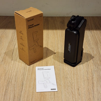 Soporte Plegable para Teléfono de Viaje con Clip Ajustable 360°