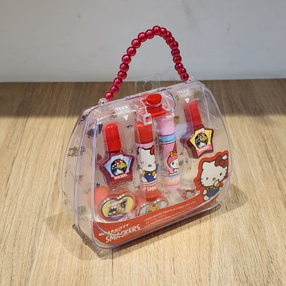 Set de Maquillaje Infantil Hello Kitty con Bálsamos Labiales y Accesorios