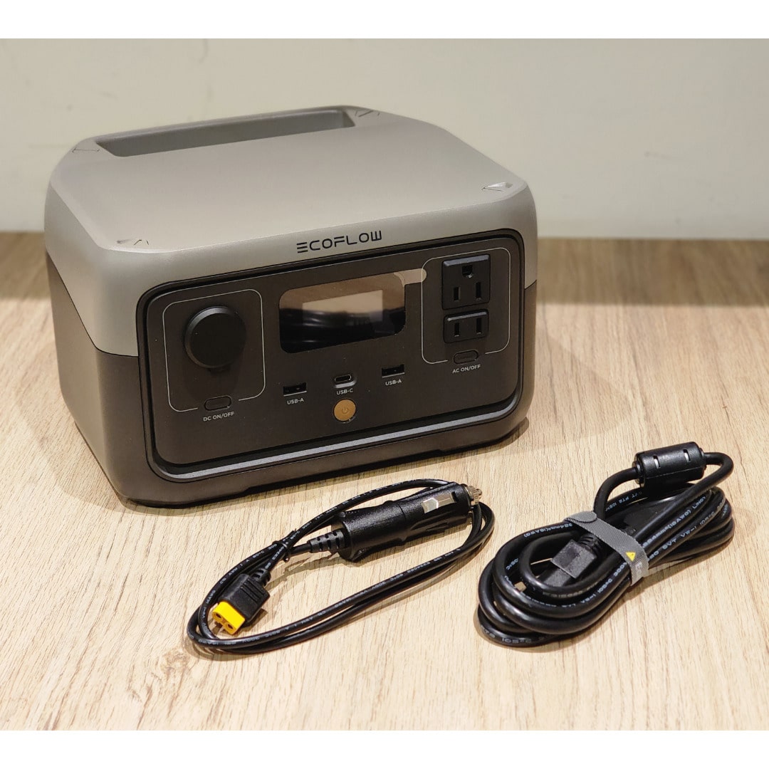 Estación de Energía Portátil - EF ECOFLOW RIVER 2 - 256 Wh 300w a 600W LiFePO4 - Generador Solar