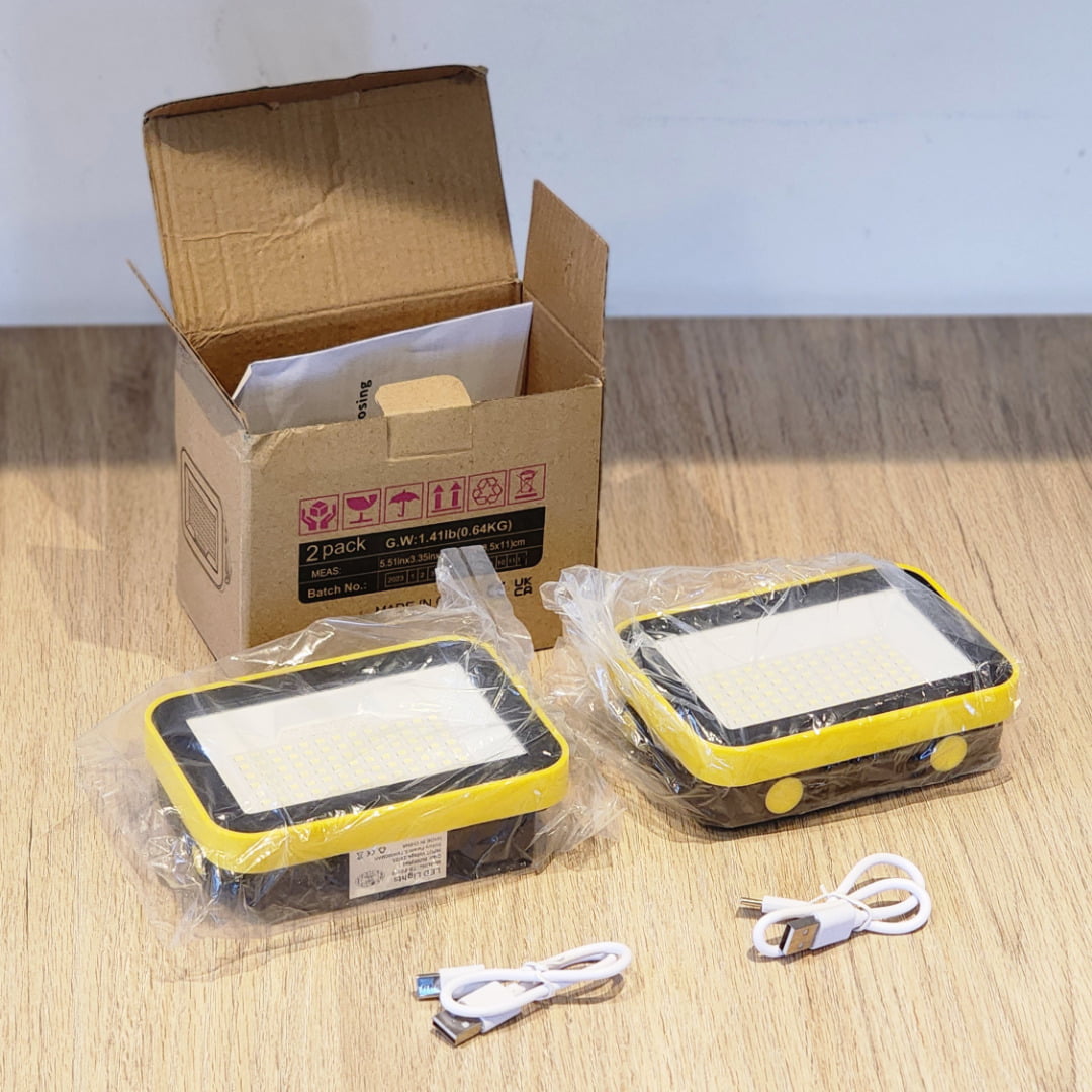 Reflector LED Portátil Recargable 1200 LM Impermeable – 5 Modos