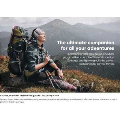 Parlante Bluetooth BolaButty X-GO 10W Impermeable IPX5