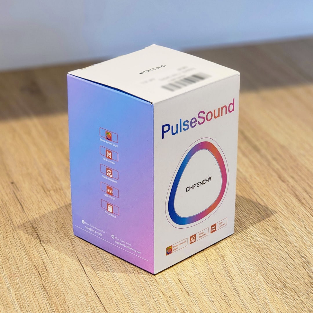 Parlante  Bluetooth CHIFENCHY PulseSound 15W Luz LED IPX5
