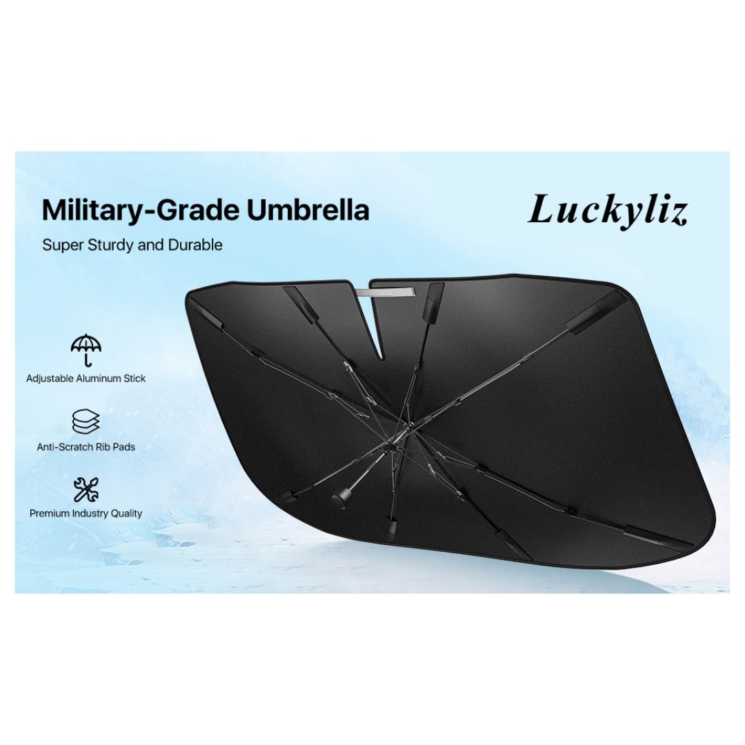 Parasol Parabrisas Luckyliz 145x79 cm UV 4 Capas