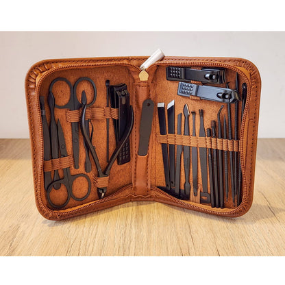 Kit Manicura y Pedicura 26 Piezas – Profesional y Portátil